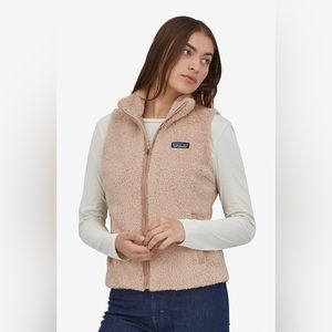 XS Patagonia Los Gatos Fleece Vest Tan